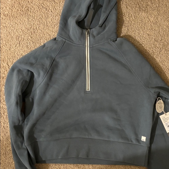 Vuori Restore Half Zip Smoke Blue - Picture 3 of 3